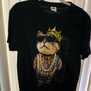 Biggie Smalls Notorious Big Cat Big Poppa t-shirt